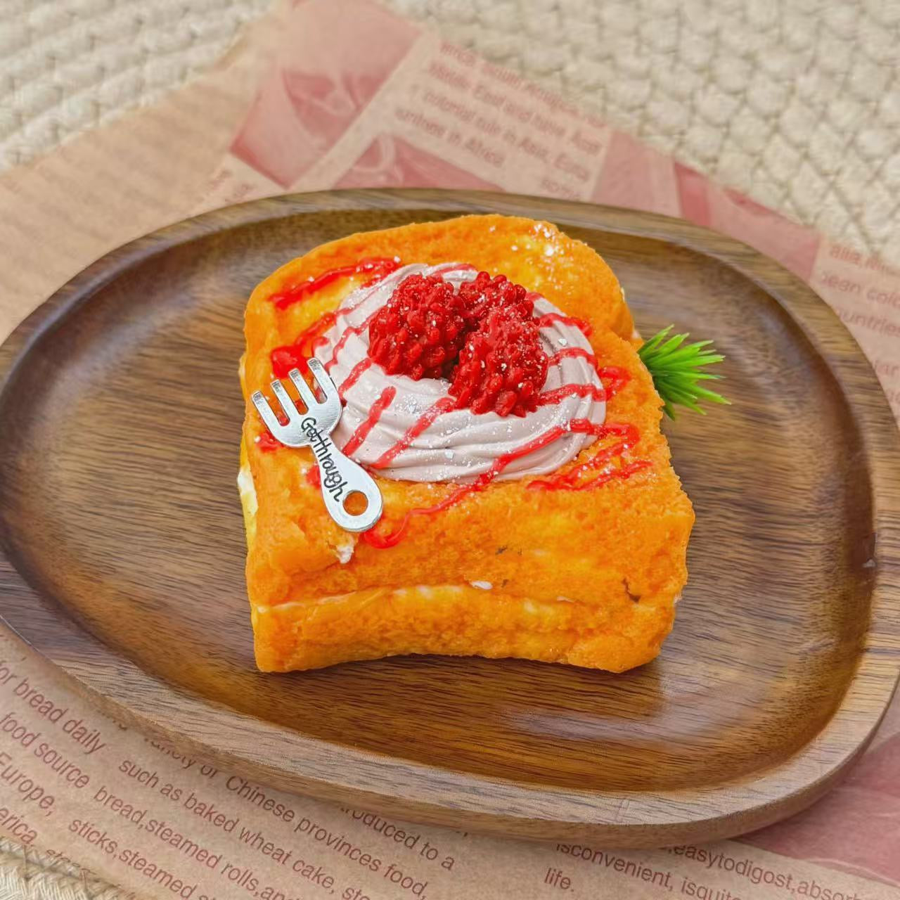 Sweet Cream Toast Squishy Set 🍰✨