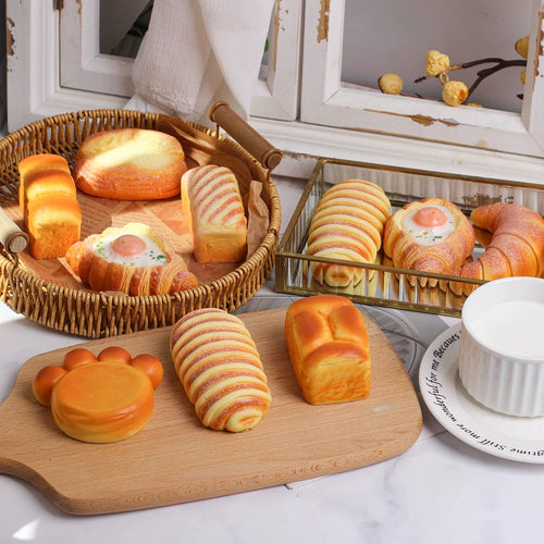 PuffKatt Bread Squishy Collection 🍞 Ultra Soft Slow Rebound Stress Relief Toys