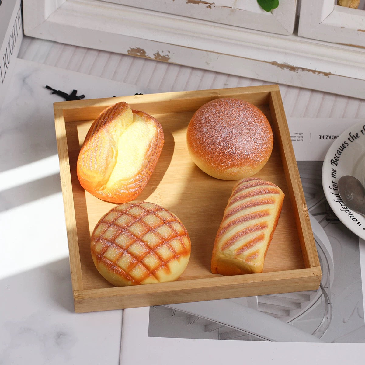 PuffKatt Bread Squishy Collection 🍞 Ultra Soft Slow Rebound Stress Relief Toys