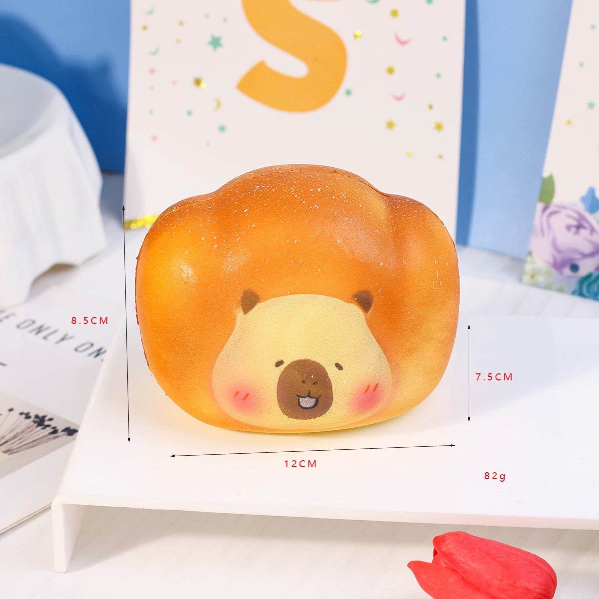 PuffKatt Bear Bread Squishy 🧸🍞