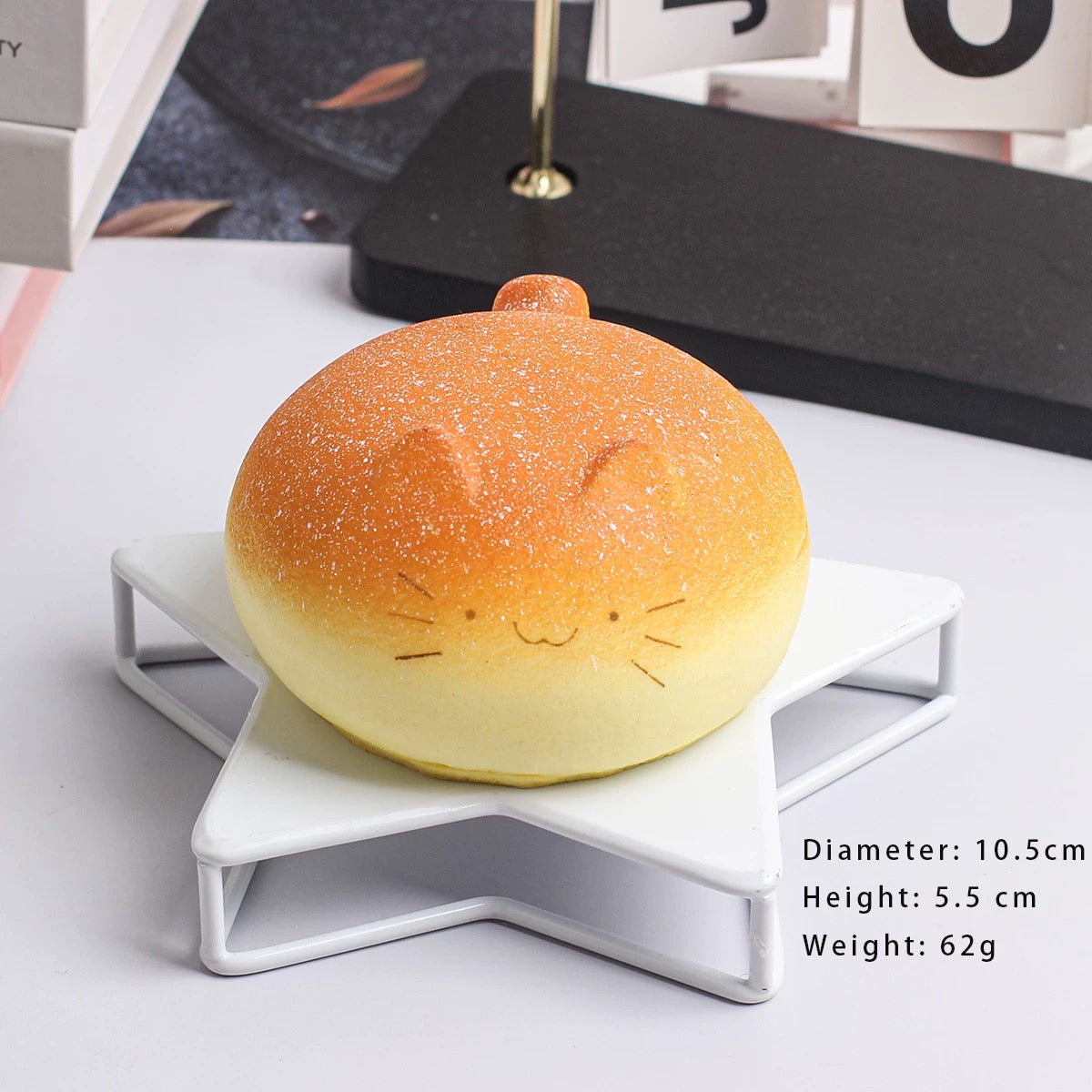 PuffKatt Bear Bread Squishy 🧸🍞