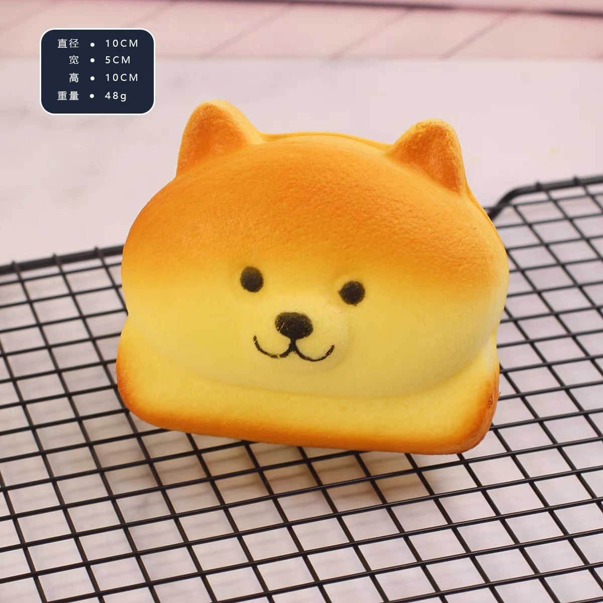 PuffKatt Bear Bread Squishy 🧸🍞
