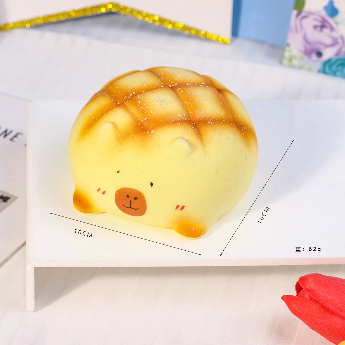 PuffKatt Bear Bread Squishy 🧸🍞